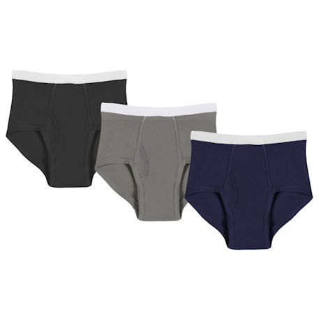 Men's Incontinence Underwear - Multi - Grey/Navy/Black - 3 Pack
