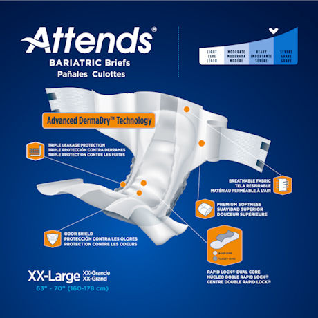 Sample of Attends® Bariatric Briefs - 1 Sample
