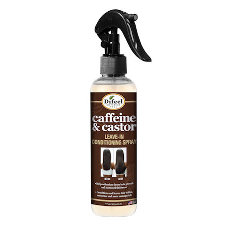 Caffeine & Castor Leave in Conditioning Spray 6 oz.