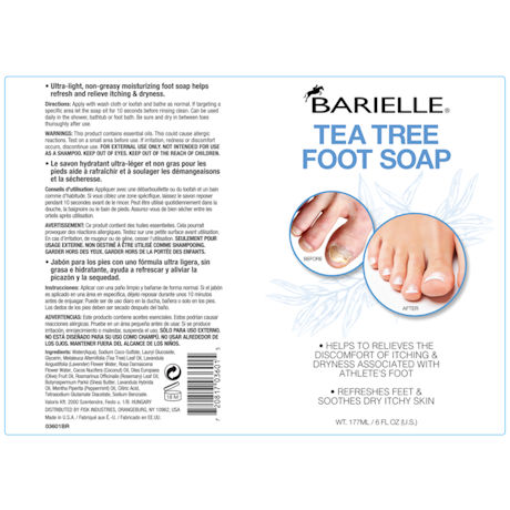 Barielle Tea Tree Foot Soap - 6 oz. or Tea Tree Foot Cream - 3 oz.