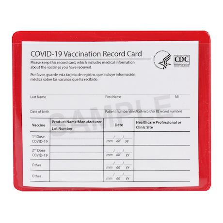 Vaccination Card Holder - Set of 3