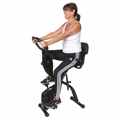 Recumbent Bike with Resistance Bands