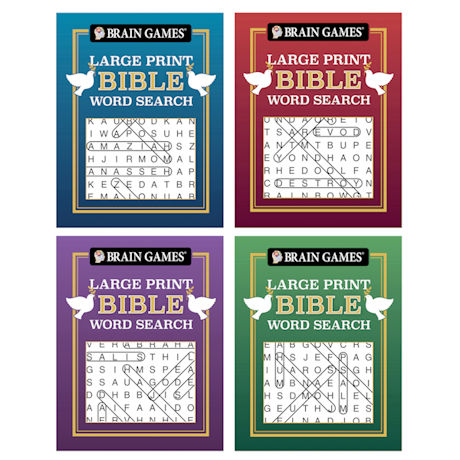 Bible Word Search - 4 Pack