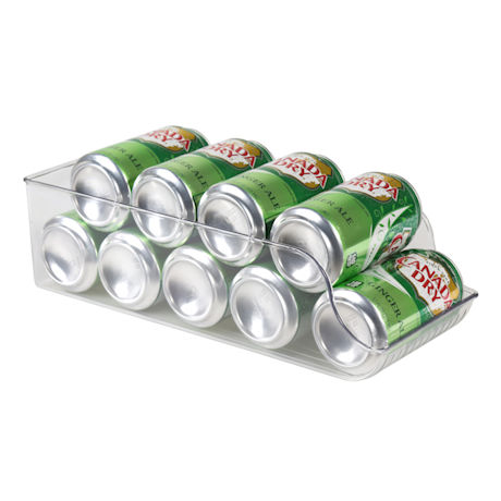 Refrigerator Organizers for Cans and Water Bottles