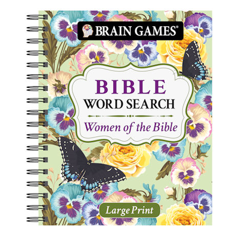 Large Print Bible Word Search Spiral Binder