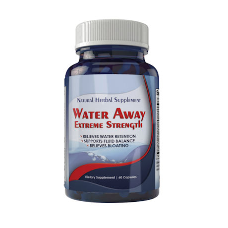 Water Away Extreme Strength Natural Diuretic Supplement - 60 Capsules