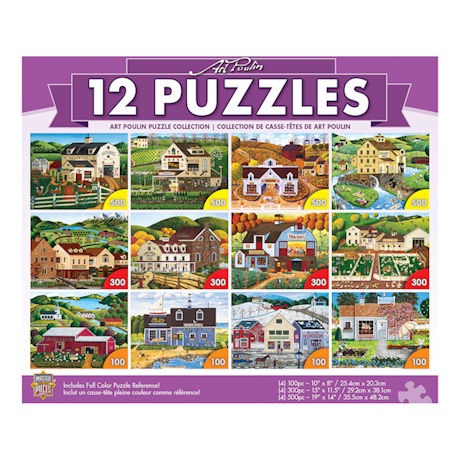 12 Pack of Puzzles