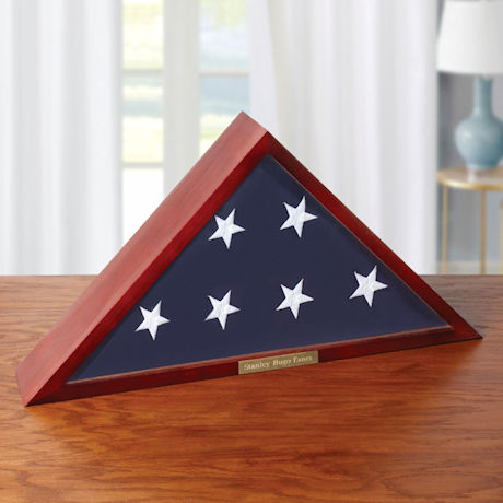 Personalized Flag Display Case
