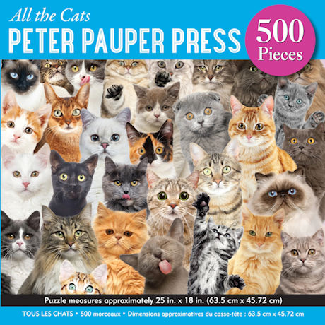 500-Piece Cat Puzzle or Dog Puzzle
