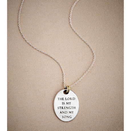 The Lord is My Strength Necklace