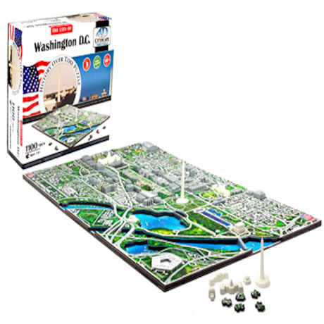 4D Cityscape Puzzle - Washington D.C.