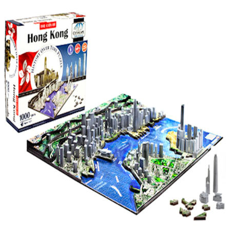 4D Cityscape Puzzle - Hong Kong