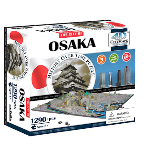 4D Cityscape Puzzle - Osaka