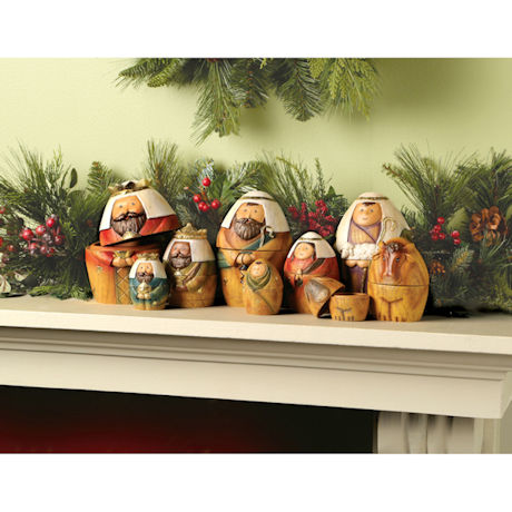Nativity Scene Nesting Dolls Set