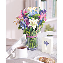Alternate image for Lilies & Lupines Greeting Card
