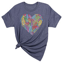 Alternate image for Colorful Hearts Tee
