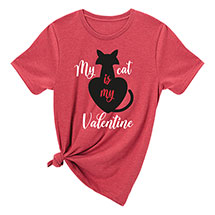 Alternate image My Cat Is My Valentine T-Shirts