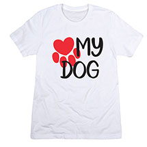 Alternate image Love My Dog T-Shirts