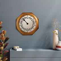 Alternate image Keep Track Of Days, Not Time Clock - Oak