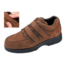 Drew® Traveler Velcro® Cognac Nubuck Shoe