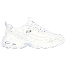 Alternate image for Skechers D'Lite Lace Up Sneaker  - White