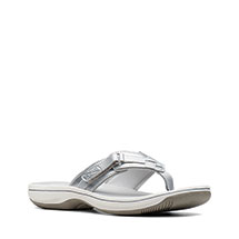 Clarks Breeze Sea Comfort Sandals - Silver
