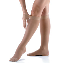Alternate image for Jobst Women's Ultrasheer Closed Toe Mild Compression Knee High Stockings