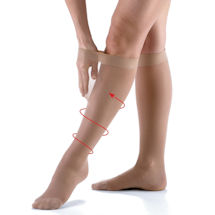 Alternate image Jobst Women's Ultrasheer Closed Toe Mild Compression Knee High Stockings