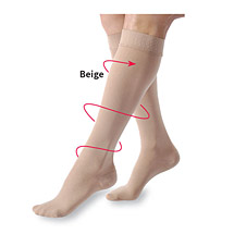 Alternate Image 3 for Jobst® Relief Women's Opaque Closed Toe Moderate Compression Knee High Stockings