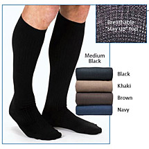 Alternate Image 1 for Jobst® Men's Firm Compression Dress Socks