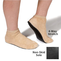 Alternate Image 16 for Unisex Non-Skid Sole Slipper Socks