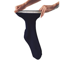 Alternate Image 3 for Caresox® 100% Cotton Unisex Wide Calf Ultra-Dry Crew Socks