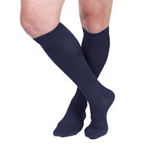 Alternate Image 1 for Support Plus® Men's Mild Compression Knee High Dress Socks