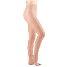 Alternate image for Support Plus Women's Sheer Closed Toe Moderate Compression Pantyhose