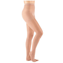 Alternate Image 2 for Support Plus® Women's Sheer Closed Toe Mild Compression Pantyhose - Size E-F