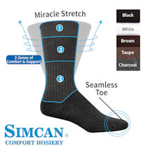 Alternate image Simcan&reg; Tender Top&reg; Men's Crew Socks