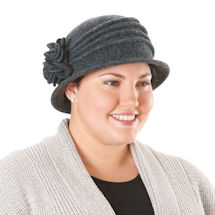 Alternate Image 7 for 100% Wool Packable Cloche Hat