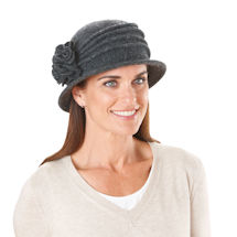 Alternate Image 6 for 100% Wool Packable Cloche Hat