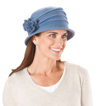 Alternate Image 4 for 100% Wool Packable Cloche Hat