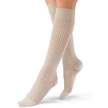Alternate image for Jobst SoSoft Women's Opaque Moderate Compression Trouser Socks