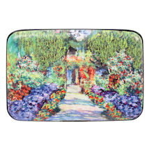 Alternate image for Fine Art Identity Protection RFID Wallet - Monet Garden Walk