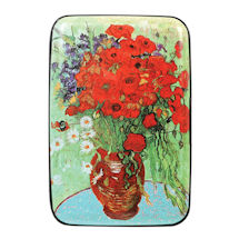 Product Image for Fine Art Identity Protection RFID Wallet - van Gogh Poppy Vase