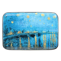 Alternate image for Fine Art Identity Protection RFID Wallet - van Gogh Starry River