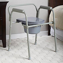 Product Image for Folding Steel Commode