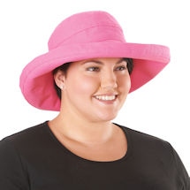 Alternate image UPF 50+ Packable Large Brim Cotton Sun Hat