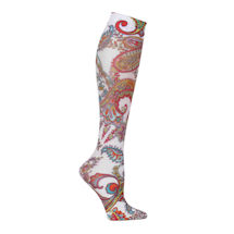 Alternate Image 2 for Celeste Stein® Women's Printed Closed Toe Compression Knee High Stockings