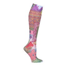 Alternate Image 6 for Celeste Stein® Women's Printed Closed Toe Compression Knee High Stockings