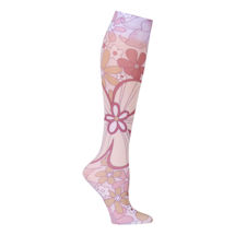 Alternate Image 9 for Celeste Stein® Women's Printed Closed Toe Compression Knee High Stockings