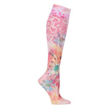 Alternate Image 10 for Celeste Stein® Women's Printed Closed Toe Compression Knee High Stockings