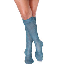 Alternate Image 13 for Celeste Stein® Women's Printed Closed Toe Wide Calf Moderate Compression Knee High Stockings